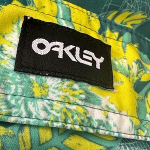 Oakley Green and Yellow Patterned Shorts